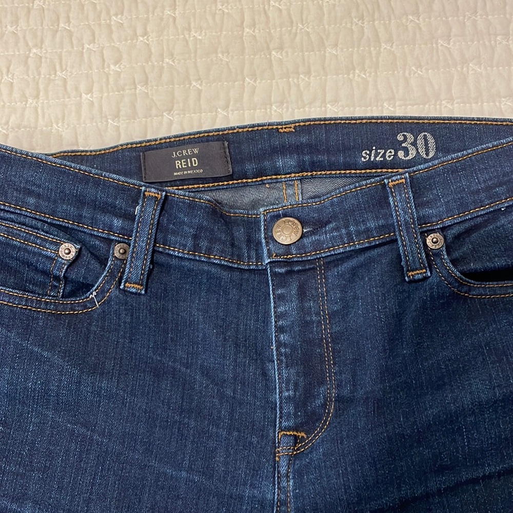 J Crew Reid Dark Skinny Jeans